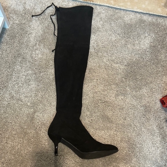 THE CLASSIC Stuart Weizman OTN Suede Boots - Picture 1 of 8